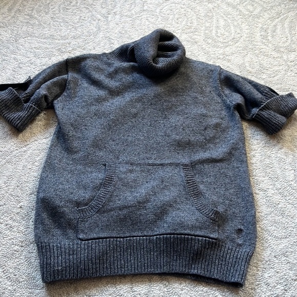WOMAN'S eSpirt Grey Short Sleeve Sweater Size Small - Picture 2 of 5